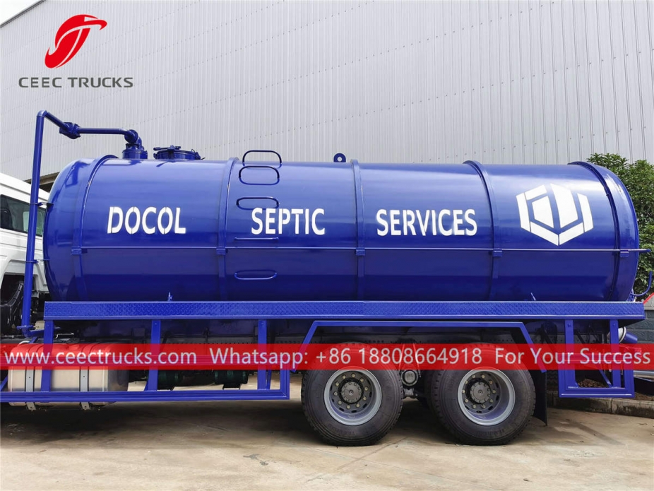 SINOTRUK N7B 340HP 20,000liters septic tanker truck