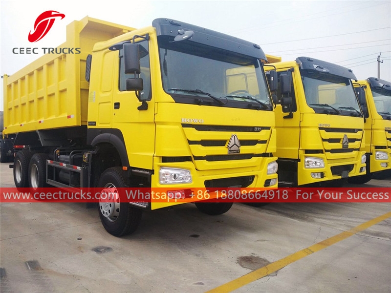 HOWO 10 wheeler 371HP tip-truck