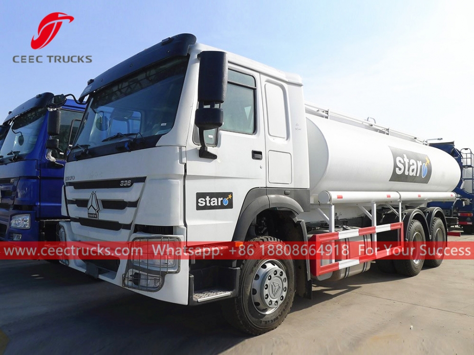 HOWO 6×4 371HP fuel tanker truck