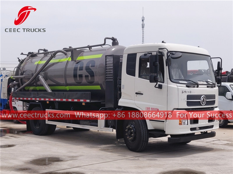 Dongfeng 12,000 liters vacuum suction truck