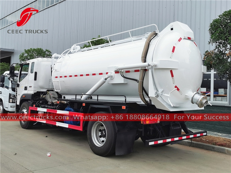 FOTON 10,000 liters vacuum tanker truck