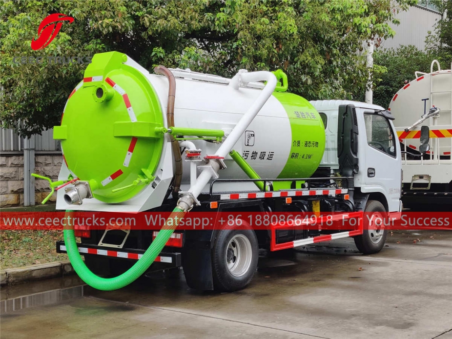 Dongfeng 4×2 vacuum suction truck