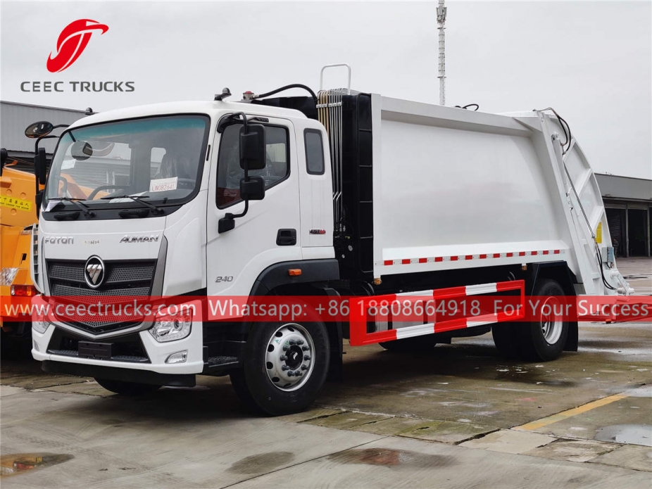 FOTON 6 wheeler garbage compression truck