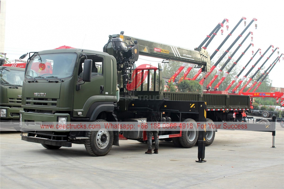 ISUZU truck with crane palfinger SPS40000