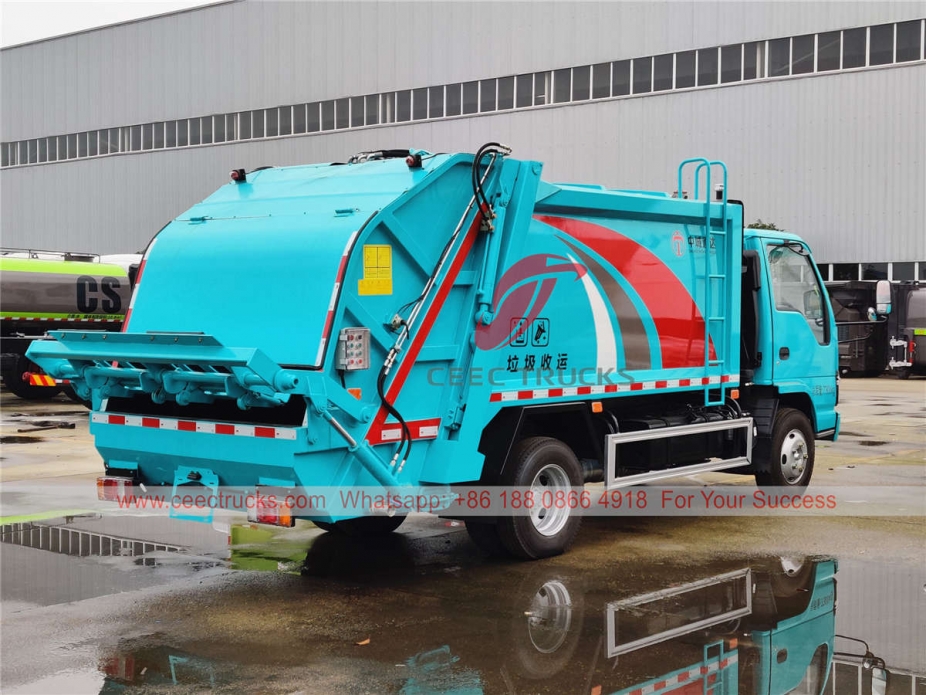 ISUZU 130HP garbage compactor for sale