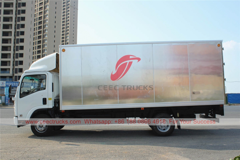 ISUZU 4×2 Aluminum alloy cargo truck