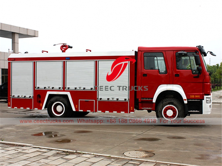 HOWO water tank fire engine