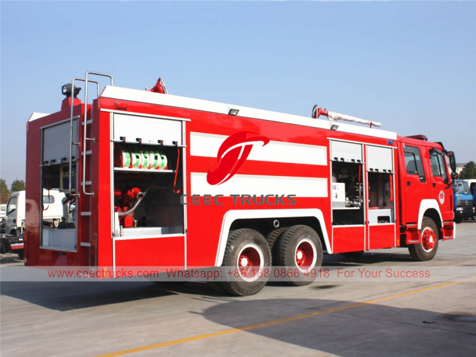 HOWO 10 wheeler fire engine