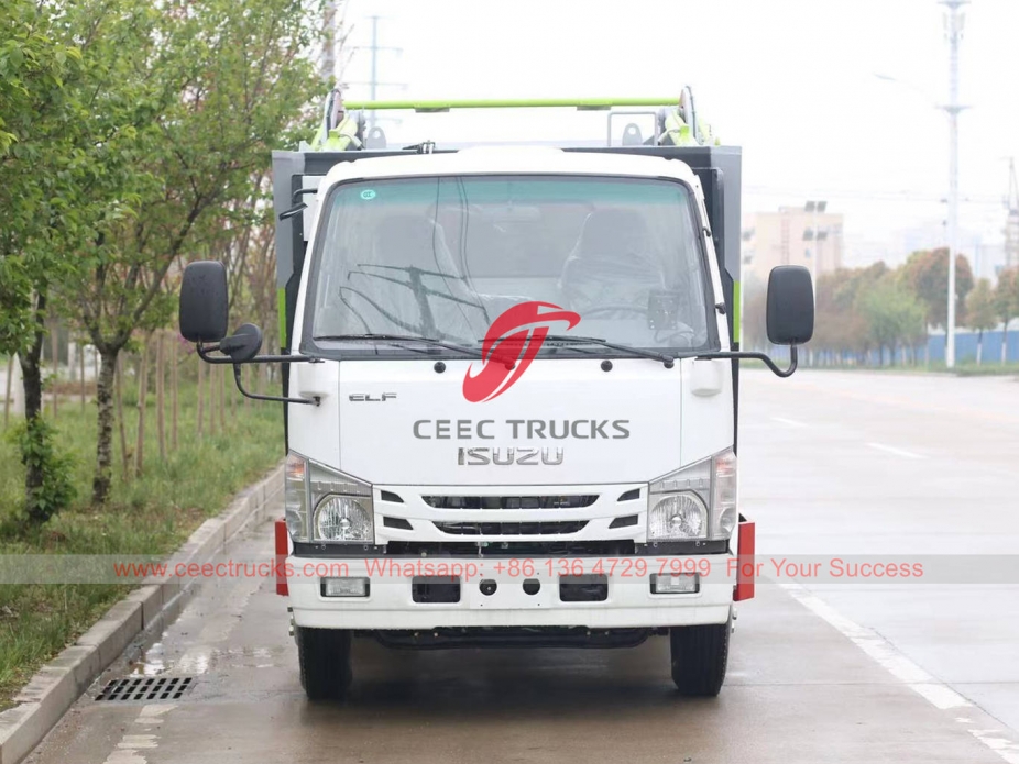 ISUZU 98HP garbage compression truck for sale