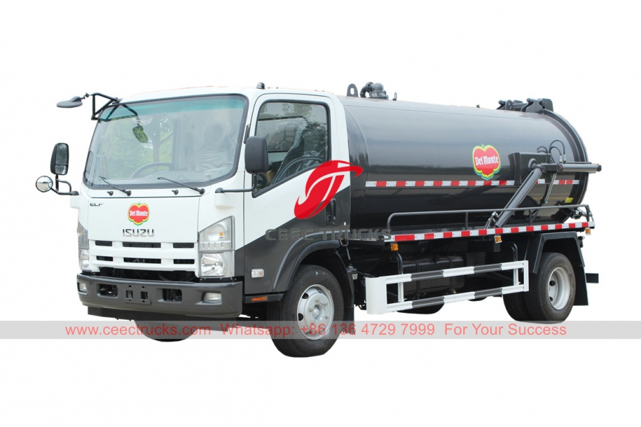 ISUZU 4×2 vacuum truck