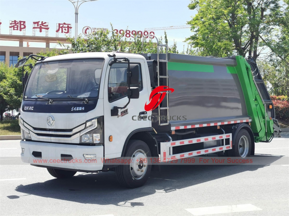 Dongfeng 6 wheels rear loader