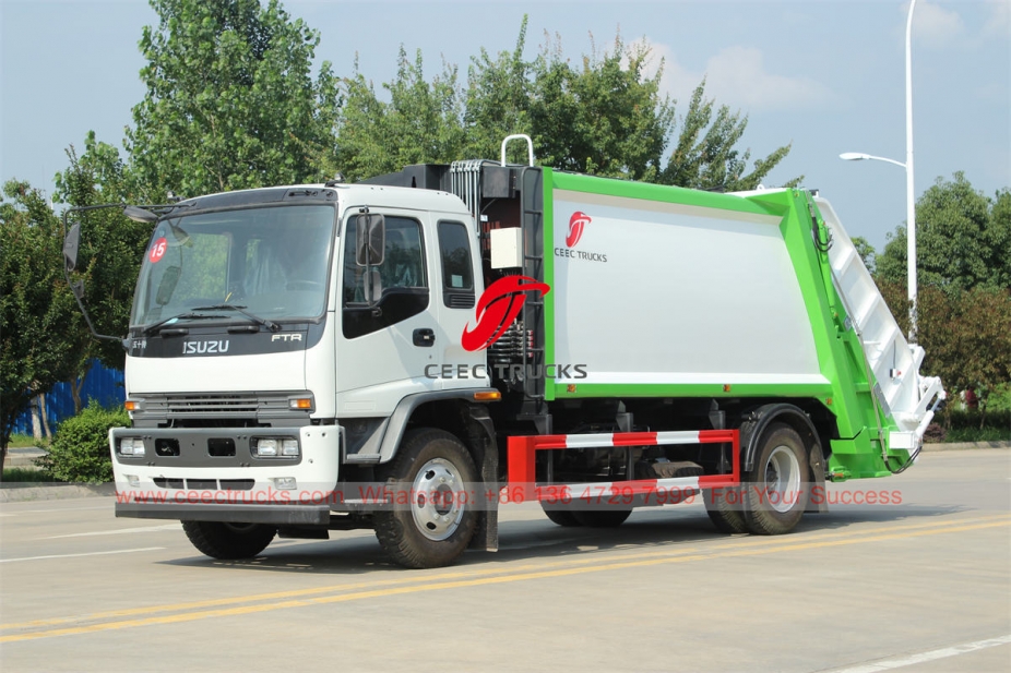 ISUZU FTR back loading bin truck