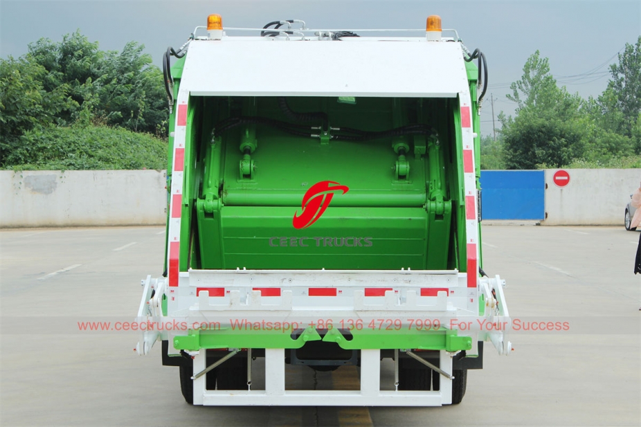 ISUZU rear loader compactor truck for export