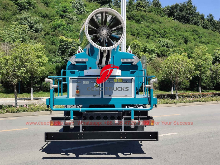 ISUZU water truck mounted dust suppression system