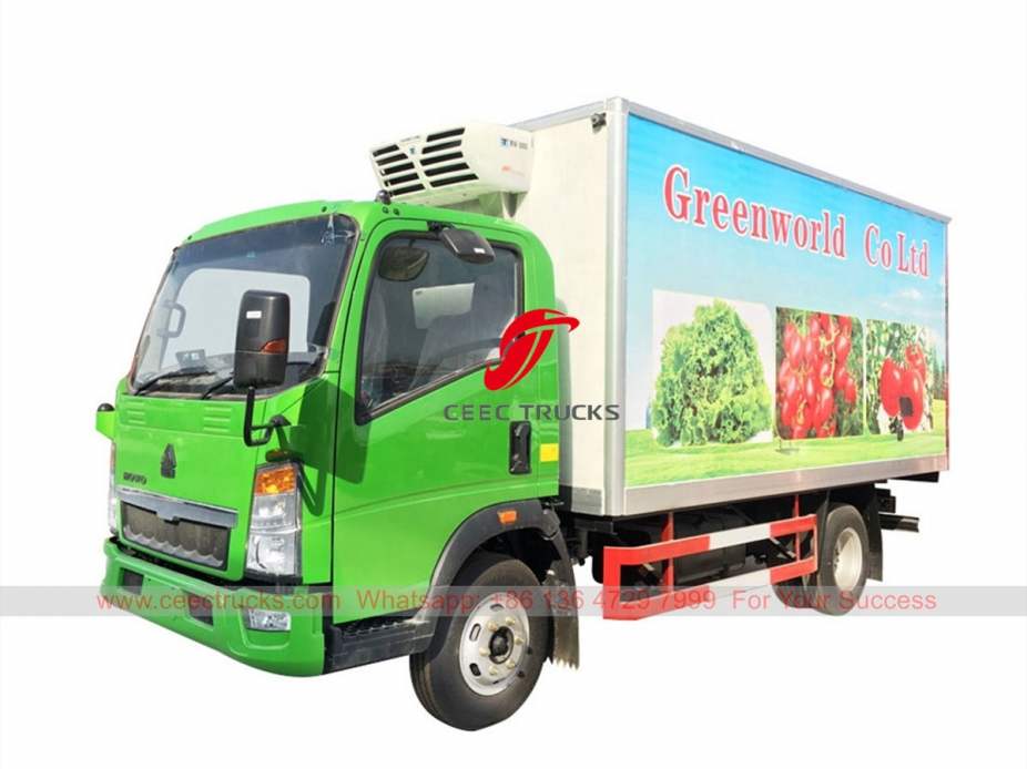 SINOTRUK HOWO 5 ton refrigerator truck