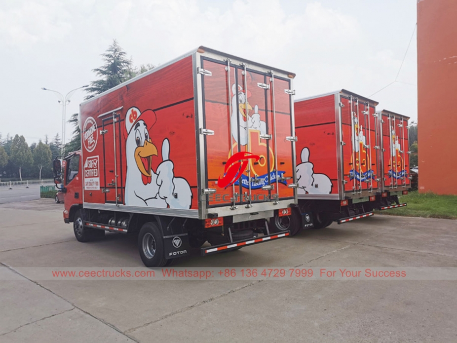 FOTON 4 ton refrigerated truck