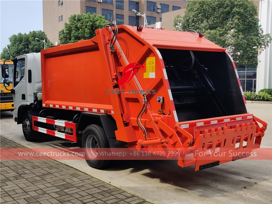 FOTON 6CBM garbage compactor truck export to Gambia