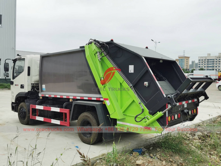 FOTON 12CBM refuse compactor truck export to Africa