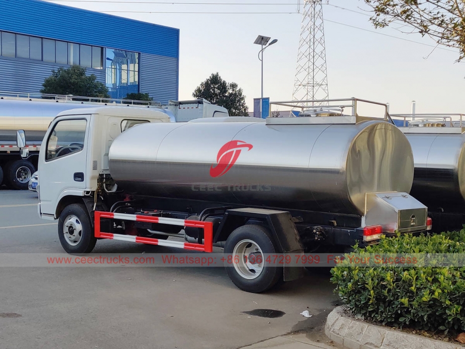 Dongfeng 4×2 stainless steel water tanker