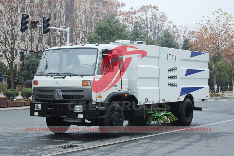 Dongfeng 12 CBM street sweeper truck for export