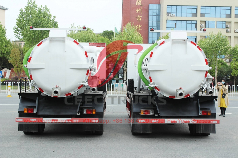 ISUZU NPR Sewer Vacuum Truck With MORO pump for Southeast Asia