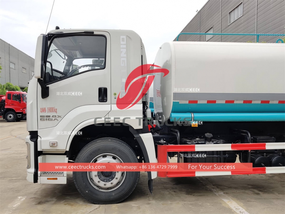 Good price ISUZU GIGA 420HP 15000 liters water spray truck for sale