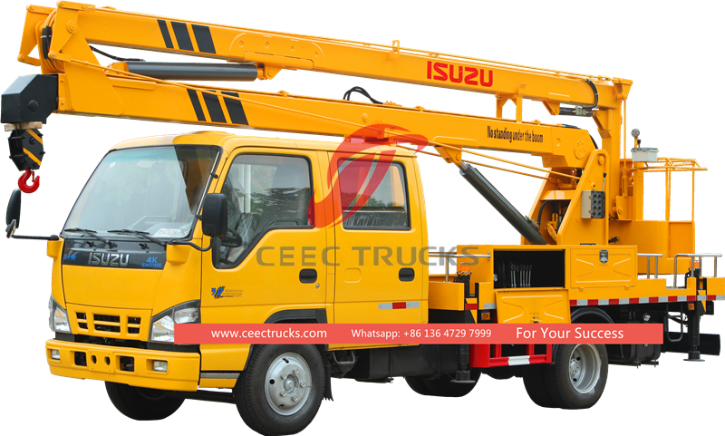 Xe tải bệ trên không ISUZU 18 mét