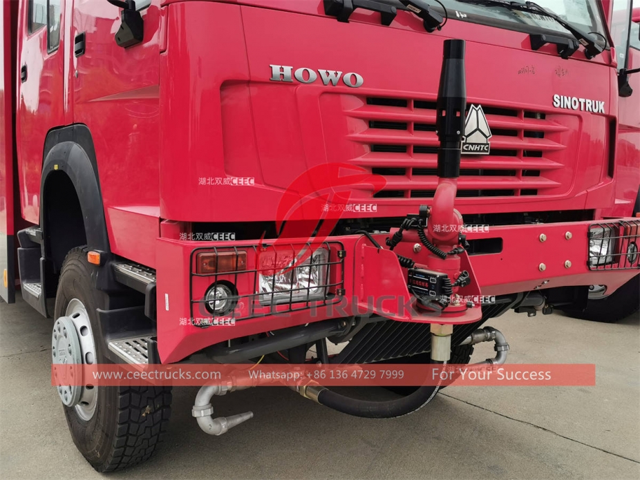 HOWO 6×6 off-road fire engine at best price