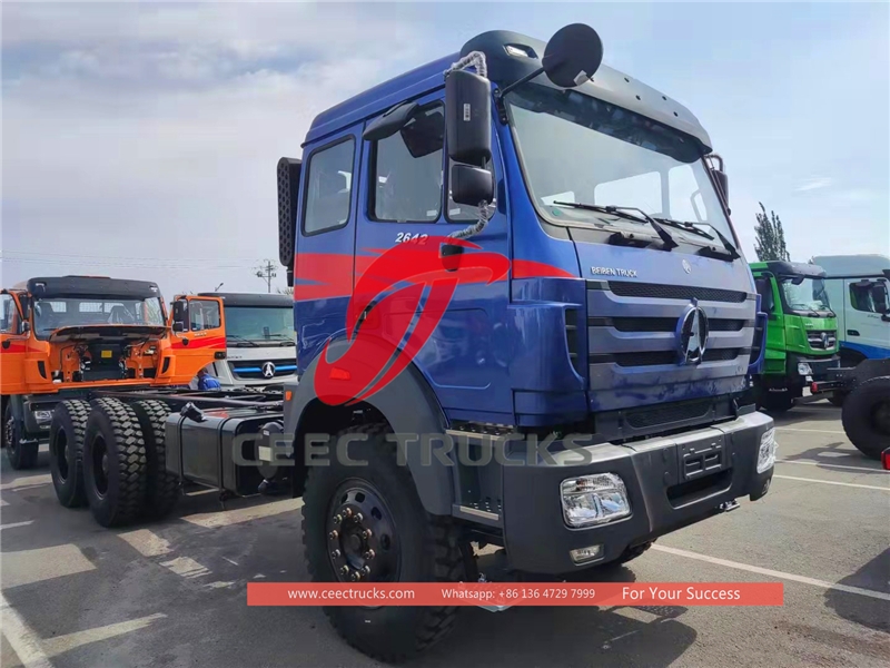 beiben 6*6 drive 2642 truck chassis