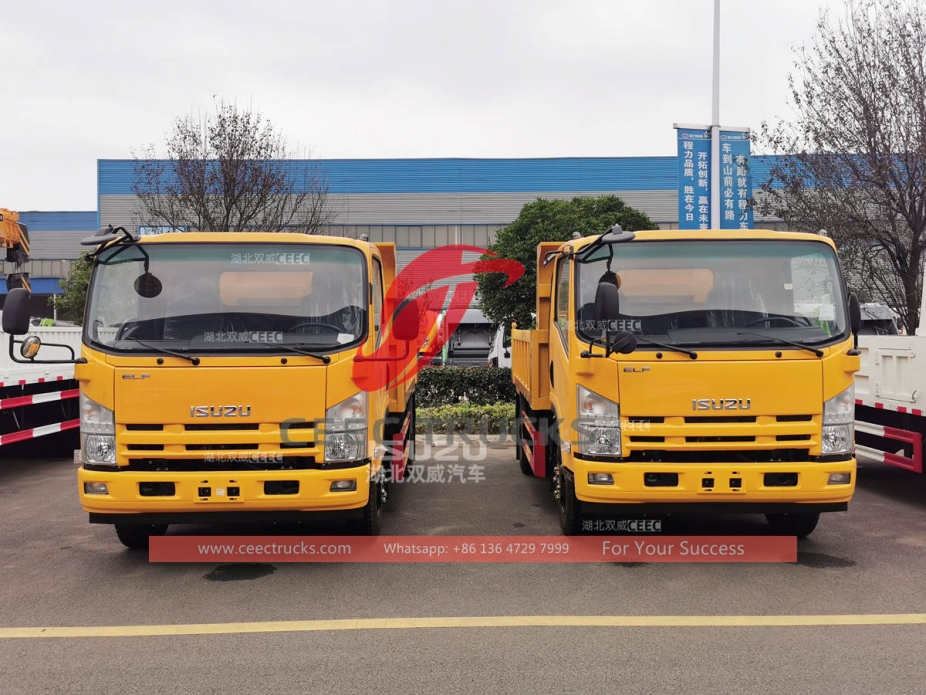 ISUZU 4×2 dump truck with 5 tons payload