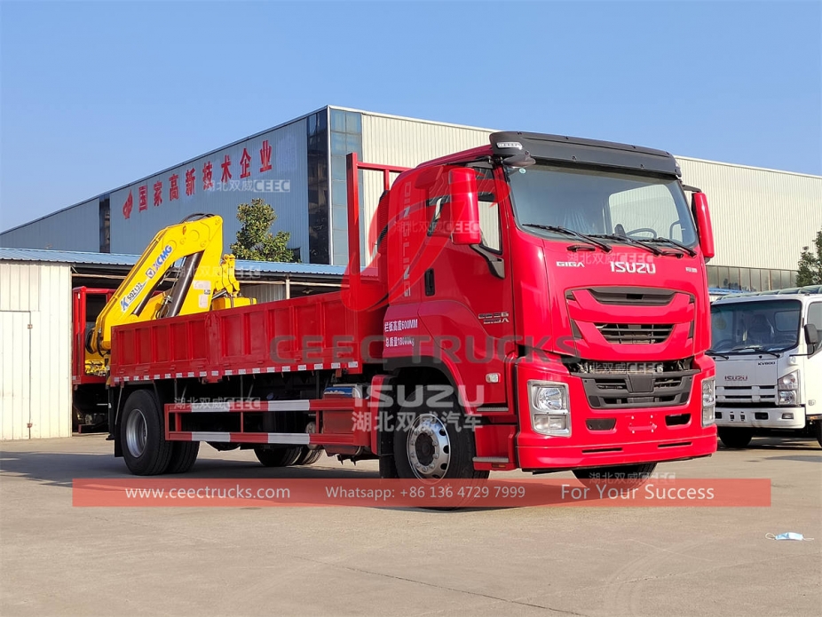 ISUZU GIGA 4×2 truck mounted crane