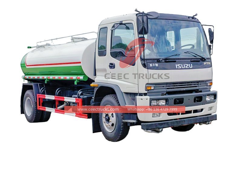 Xe bồn chở nước ISUZU FTR 12.000L về Việt Nam