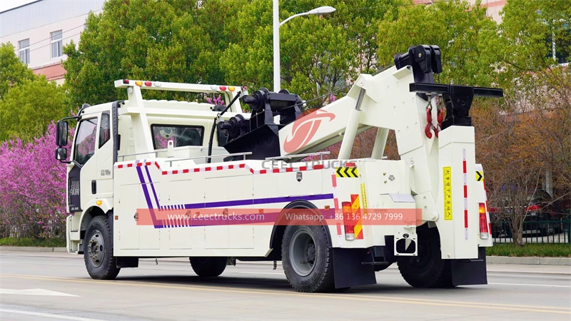 FAW 240hp heavy duty 15Tons Wrecker truck made in China