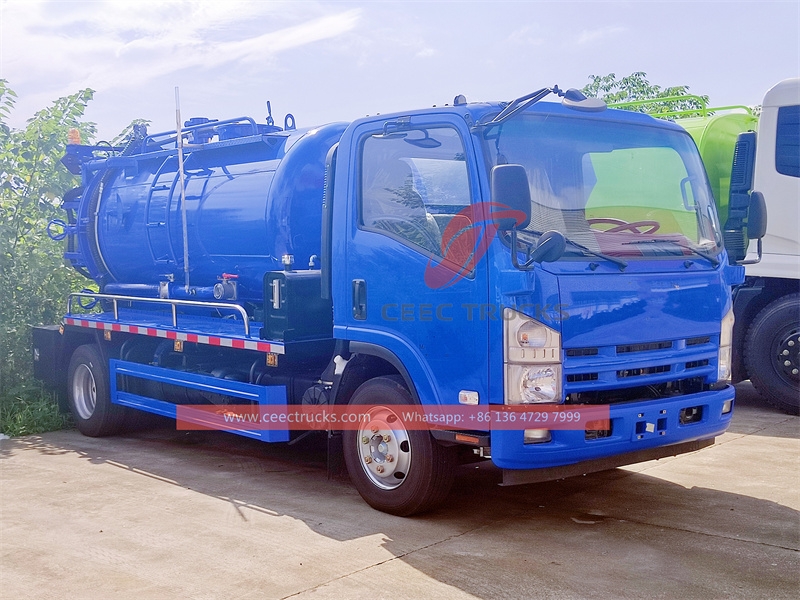 ISUZU NPR 190hp Vacuum Tank Truck made in China