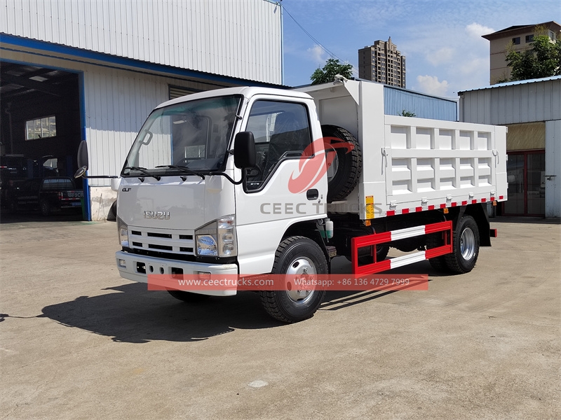 Best price ISUZU 4×2 small tipper truck