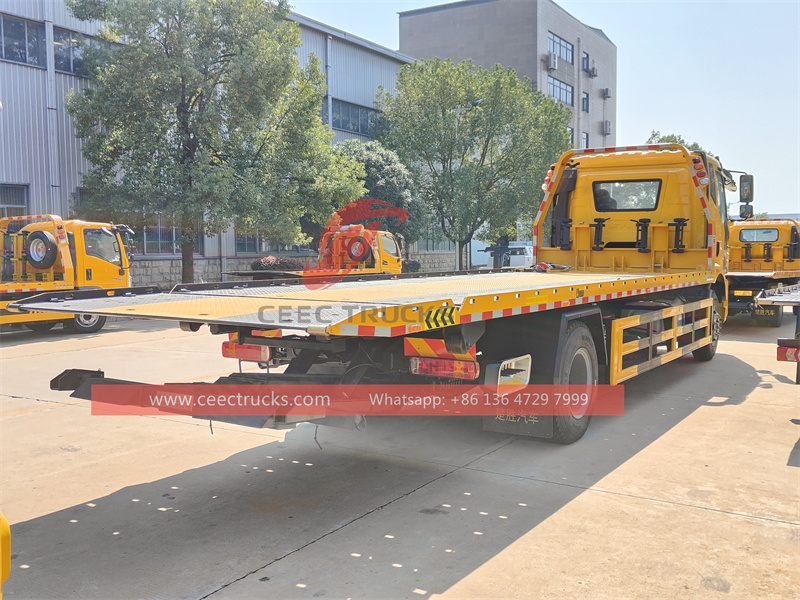 FAW 240HP J6L flat bed towing truck with factory direct sale