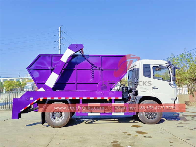 Dongfeng 8CBM roll off refuse truck