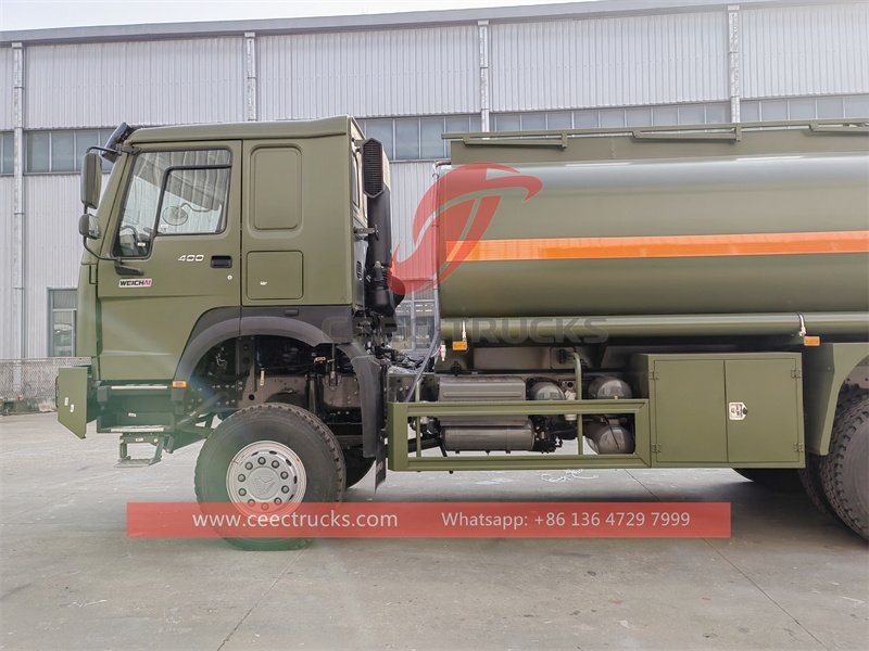 HOWO 6x6  fuel delivery tanker truck with factory direct sale