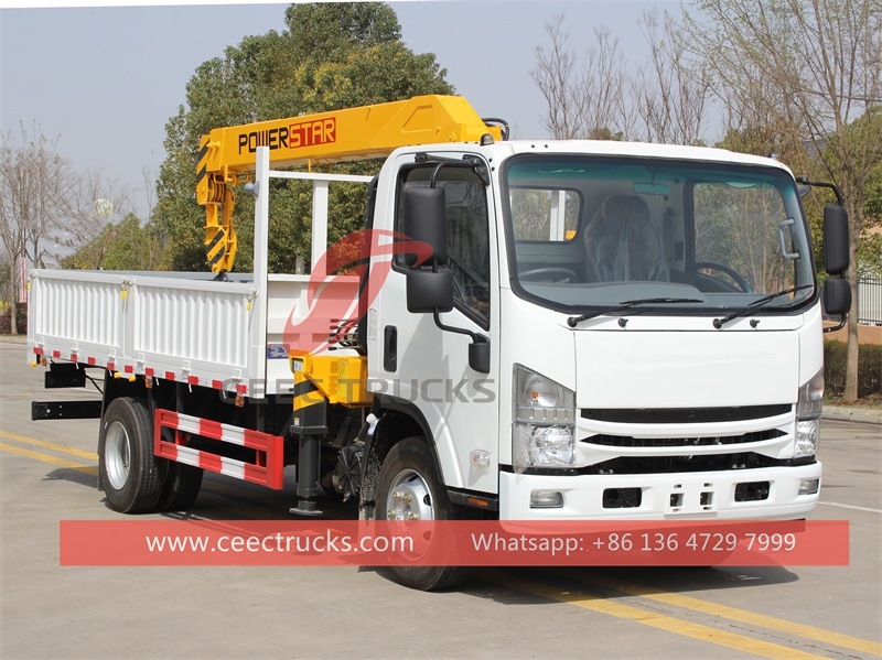 ISUZU 700P 5tons Crane Truck made in China best factory