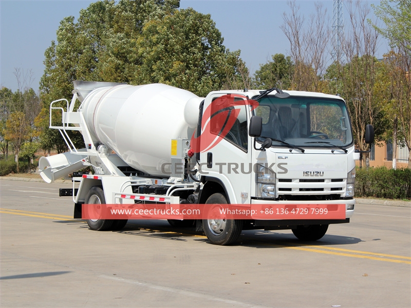 Isuzu NPR 190HP Concrete Mixer Truck for sale