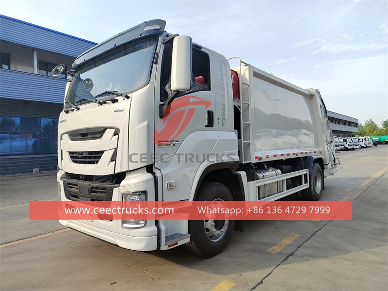 ISUZU Giga garbage compactor truck with factory direct sale