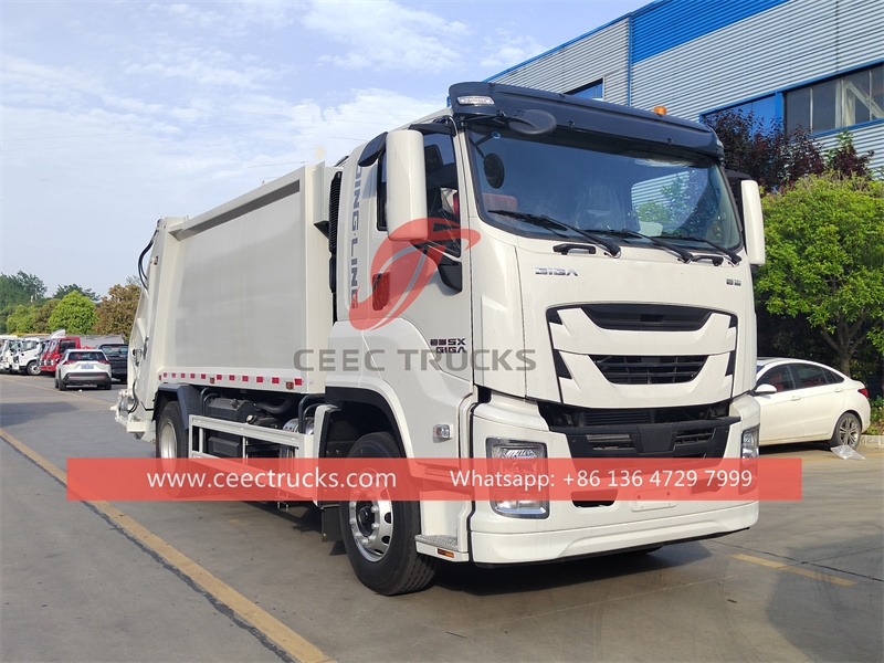 ISUZU Giga garbage compactor truck with factory direct sale