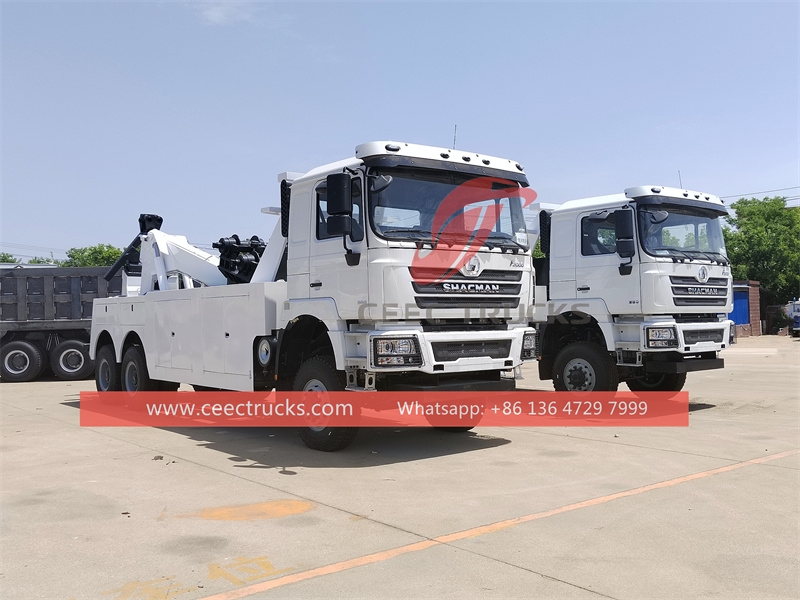 Shacman 10 wheels Road Wrecker 20 ton Truck Exported to Africa