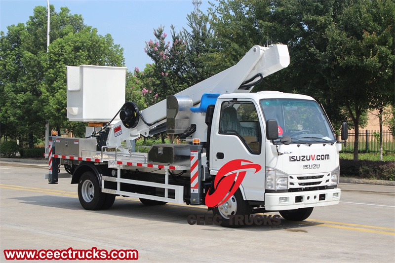 Single Man Basket Manlifter Truck Isuzu