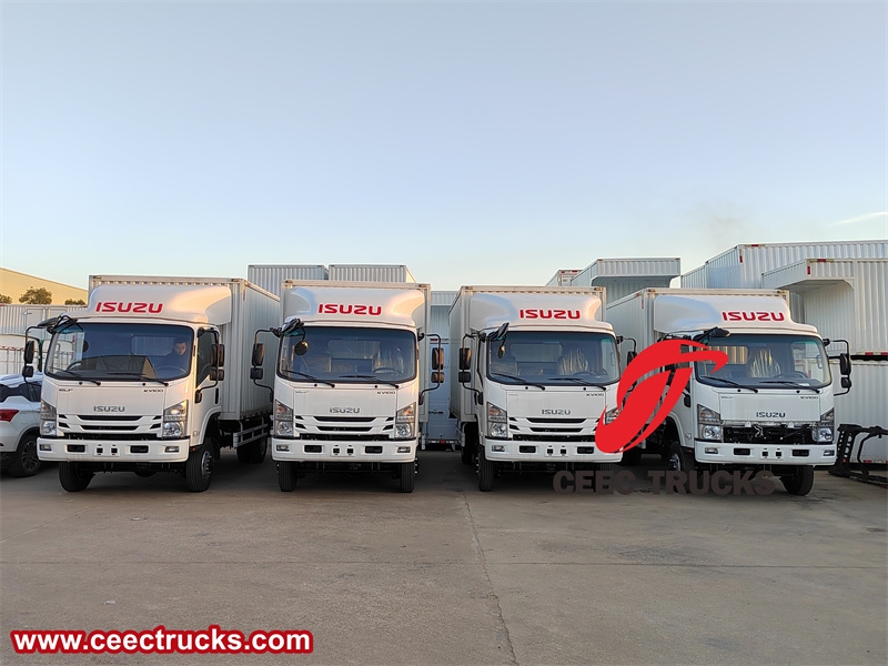 Dry Freight Box Trucks made by Isuzu