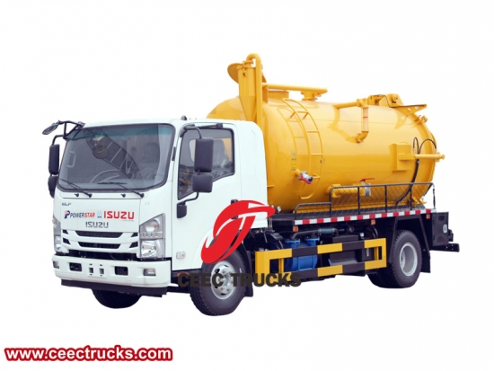 Isuzu NPR septic tanker truck With MORO pump