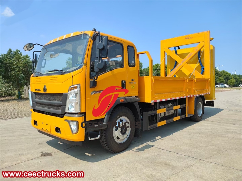 HOWO truck with anti-collision device with factory direct sale