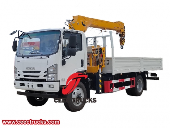 Isuzu 3 Ton Stiff boom crane truck - CEEC Trucks