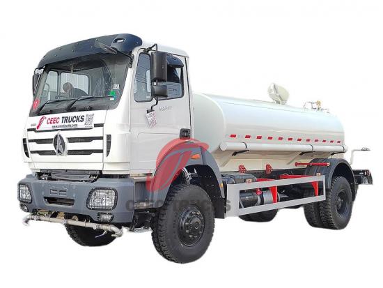 Beiben 1929 water bowser 8000L tank truck