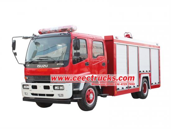 Rescue Fire Truck made by Isuzu FTR chassis